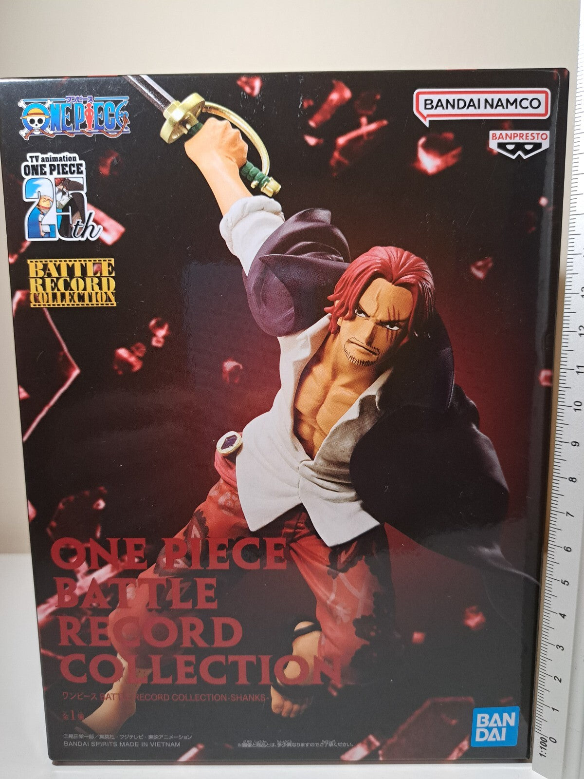 One Piece Banpresto Shanks Battle Record Collection Anime Figure Sealed
