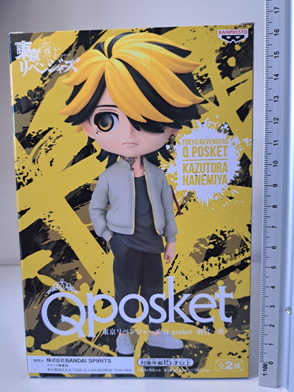 Banpresto Kazutora Hanemiya Q Posket Ver A Tokyo Revengers Figure Sealed