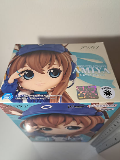Amiya Q Posket Newsgirl Arknights Banpresto Newsletter Girl Ver Anime Figure