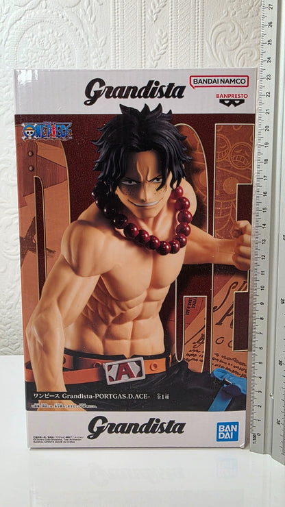 Portgas D Ace Grandista One Piece Banpresto Anime Figure Sealed