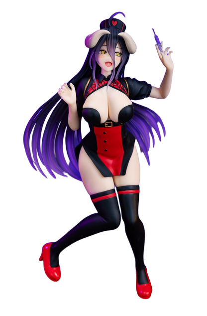 Albedo Vivit Black Nurse Ver Overlord Anime Figure Sealed