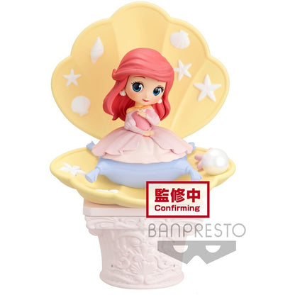 Banpresto Ariel Q Posket Stories Disney Little Mermaid Pink Dress Style