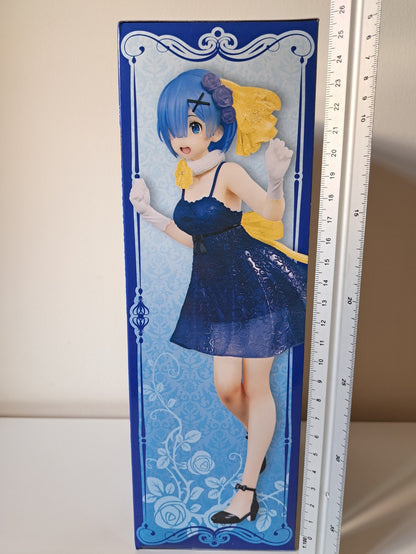 Rem Clear Dress Renewal Ver Taito Precious Re : Zero Anime Figure Sealed
