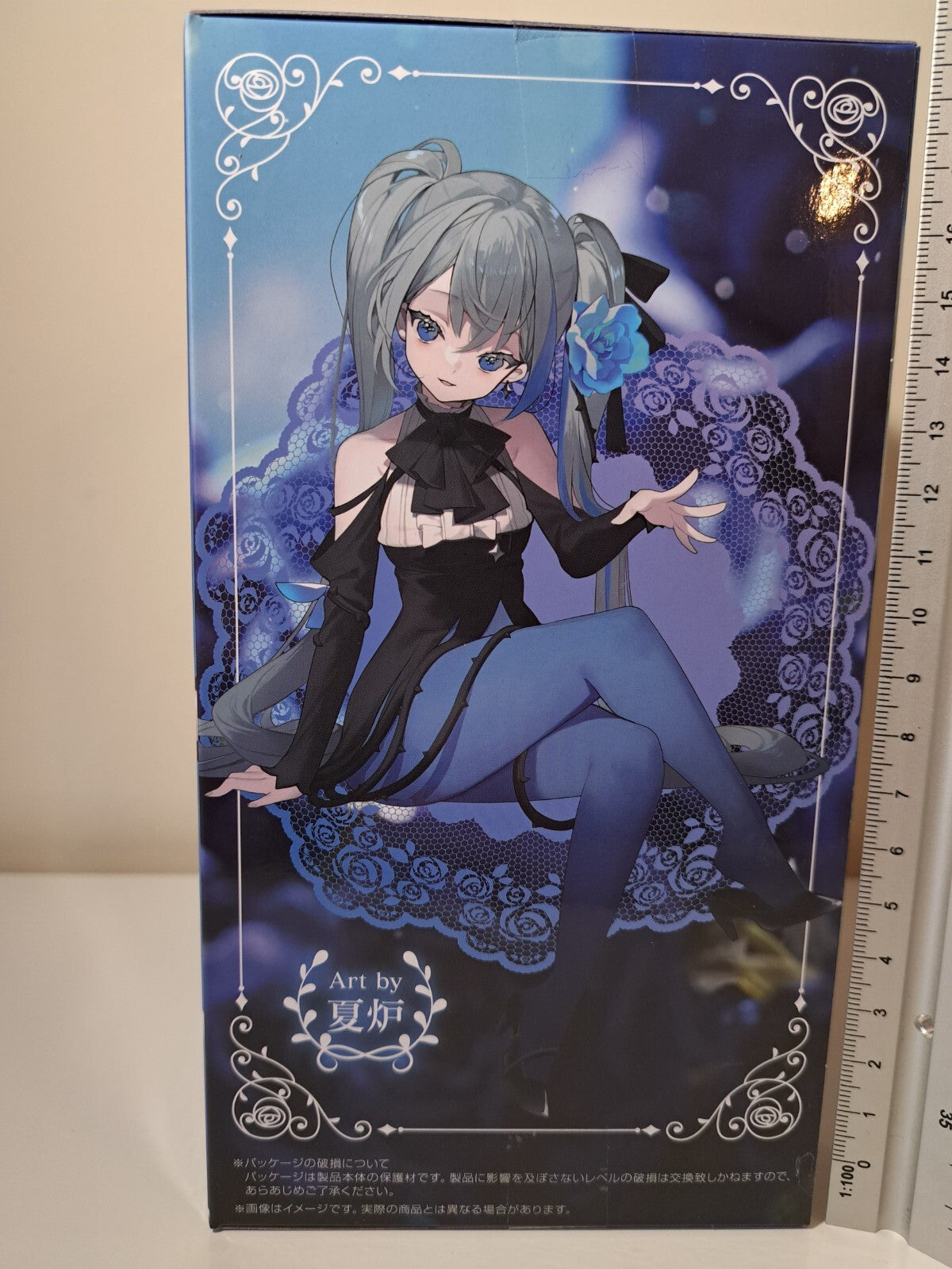 FuRyu Hatsune Miku Flower Fairy Blue Rose Noodle Stopper Figure