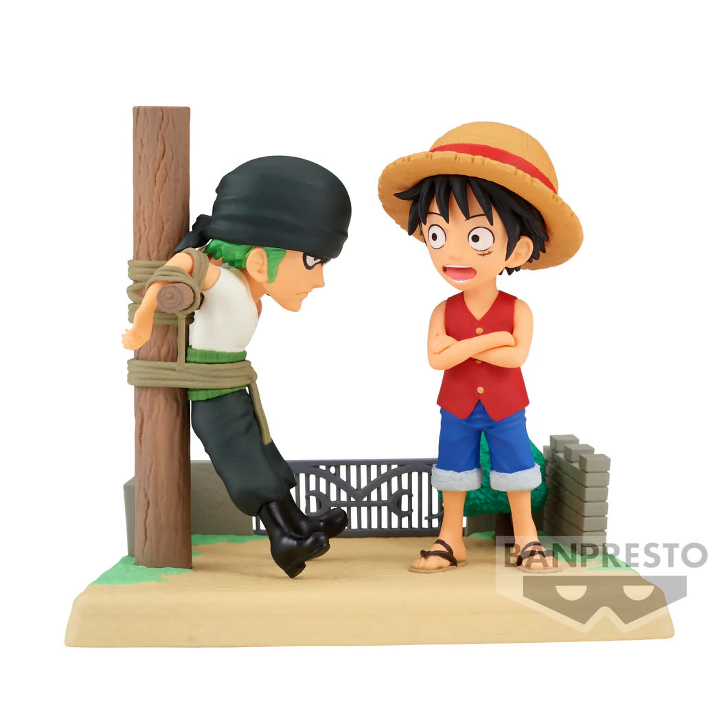Monkey D Luffy Roronoa Zoro WCF Banpresto World Collectable Figure Log Stories
