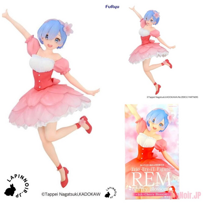 Re : Zero Rem Trio Try iT Cherry Blossom FuRyu Anime Figure Sealed Original