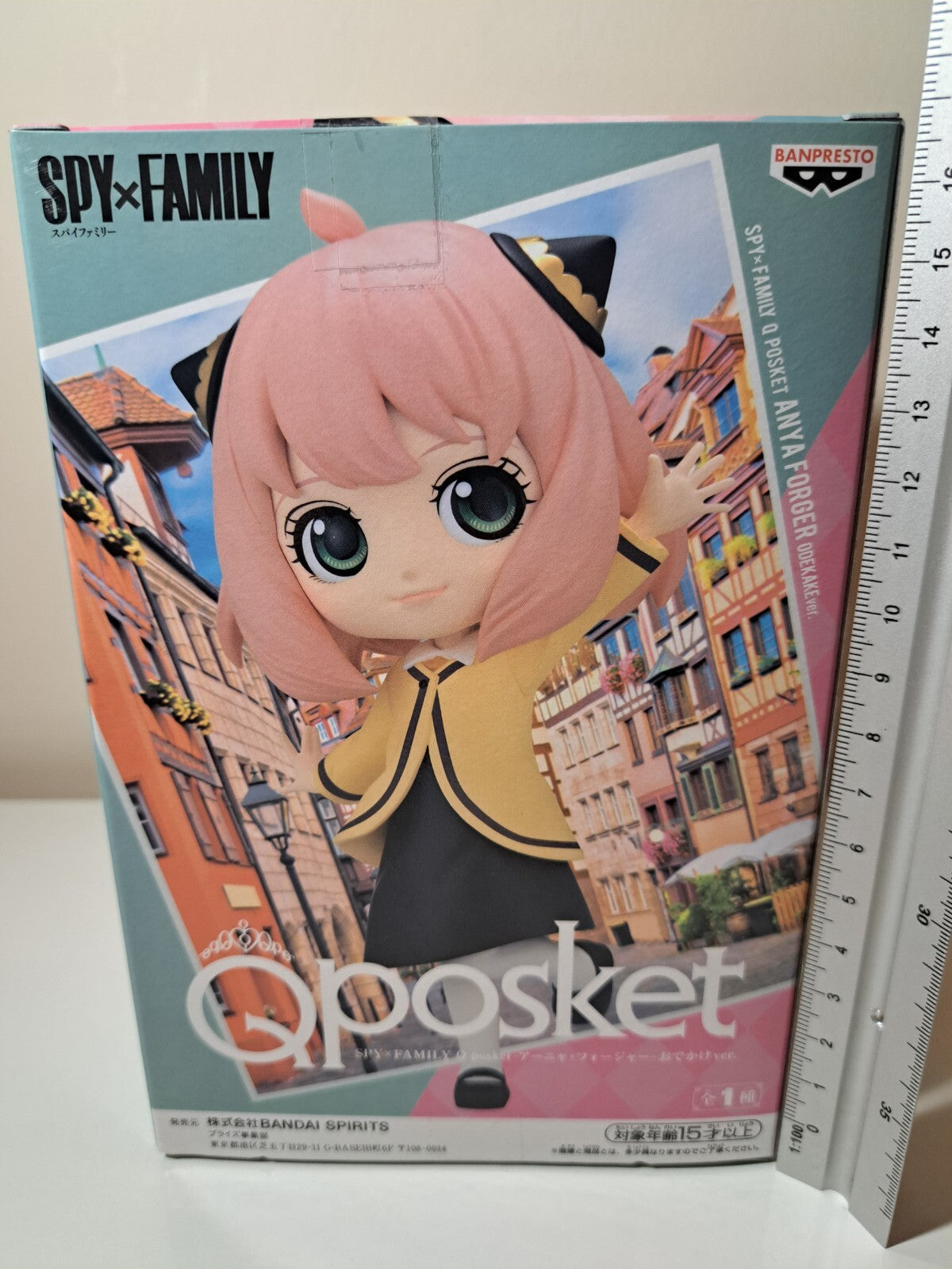 Anya Forger Q Posket Odekake Ver Banpresto SPY x FAMILY Anime Figure