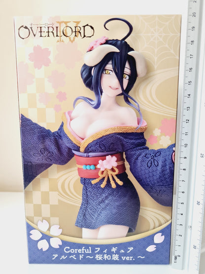 Albedo Sakura Kimono Ver Coreful Overlord Taito Anime Figure Sealed