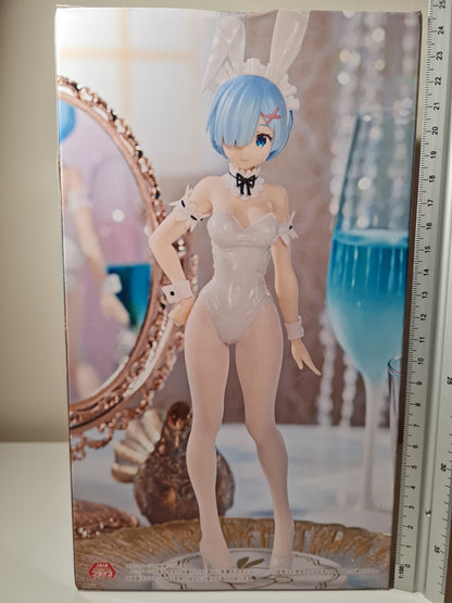 Rem BiCute Bunnies White Pearl Ver Re : Zero FuRyu Anime Figure Original Sealed
