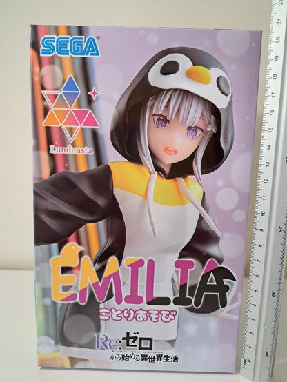 Emilia Luminasta Kotori Asobi SEGA Re : Zero Anime Figure Sealed