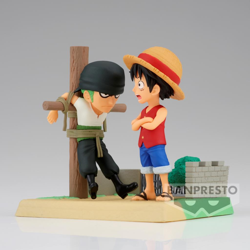Monkey D Luffy Roronoa Zoro WCF Banpresto World Collectable Figure Log Stories
