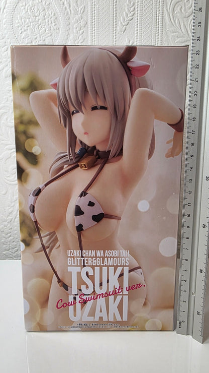 Tsuki Uzaki Glitter & Glamours Cow Swimsuit Banpresto Uzaki Wants to Hang Out