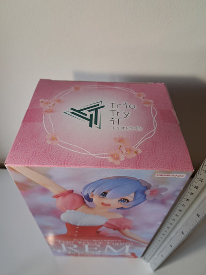 Re : Zero Rem Trio Try iT Cherry Blossom FuRyu Anime Figure Sealed Original
