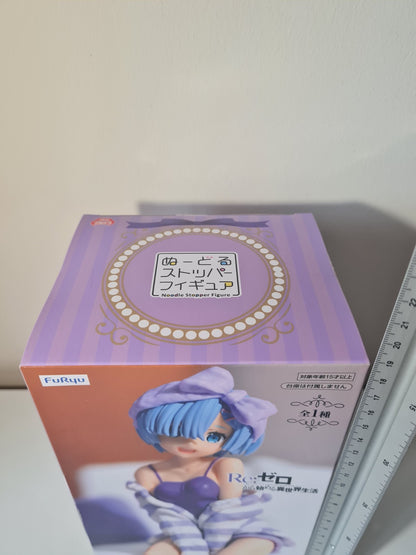Rem Room Wear Purple Ver Noodle Stopper FuRyu Re : Zero Anime Figure