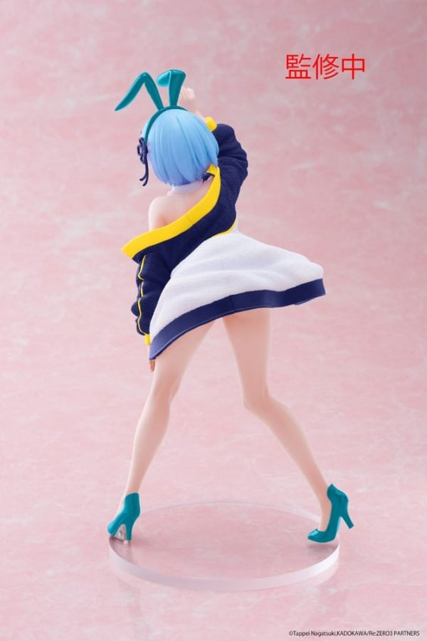 Rem Coreful Jacket Bunny Renewal Taito Re : Zero Anime Figure