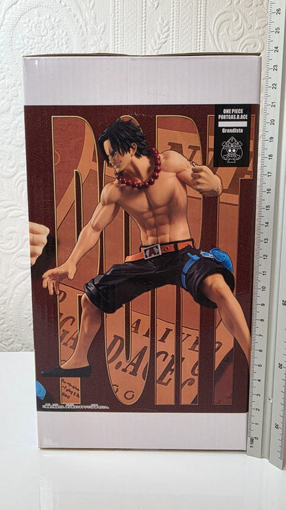 Portgas D Ace Grandista One Piece Banpresto Anime Figure Sealed