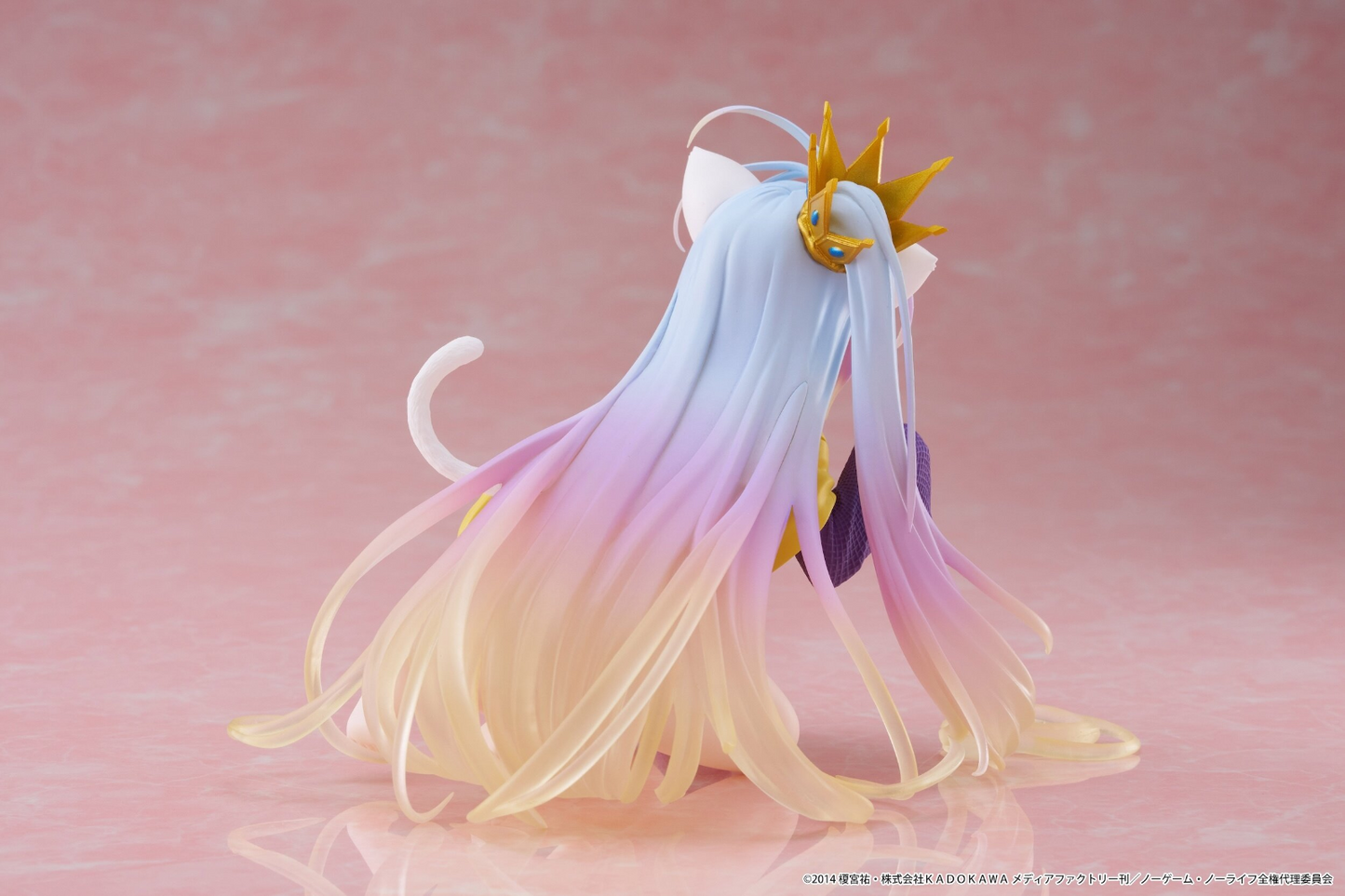 Shiro Desktop Cute Cat Ear Renewal No Game No Life Taito Anime Figure Sealed