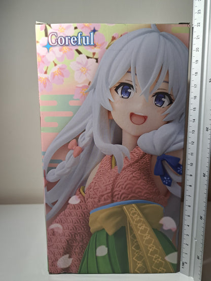 Elaina Sakura Kimono Coreful Renewal Ver Taito Wandering Witch Elaina Figure