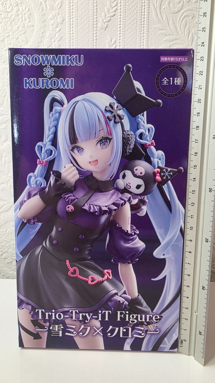 Snow Miku x Kuromi Trio Try iT FuRyu Vocaloid Figure Sealed