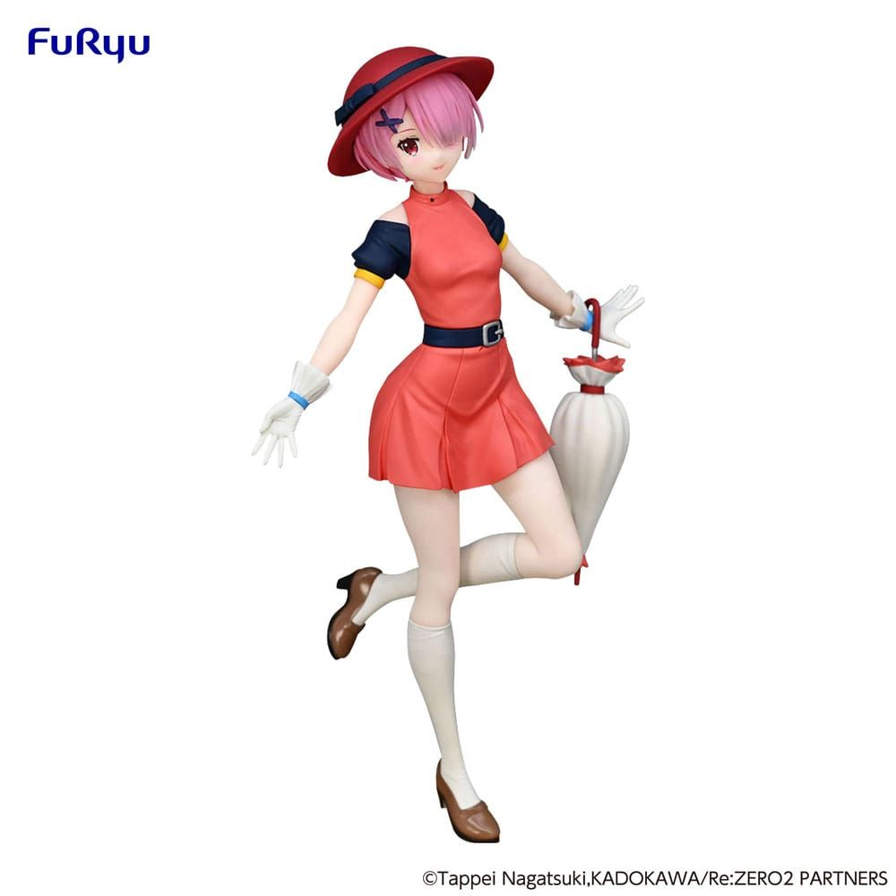 Re : Zero Ram FuRyu Trio Try iT Retro Girl Fashion Anime Figure Original