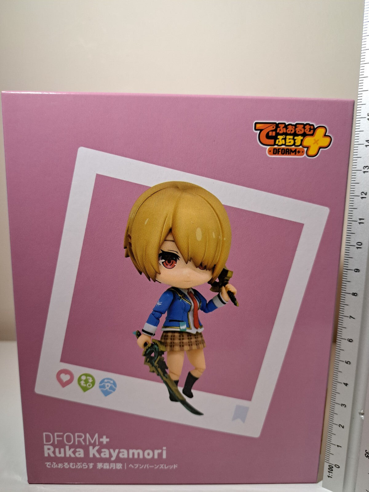 Ruka Kayamori DFORM+ elCOCO Heaven Burns Red Action Figure Original Sealed