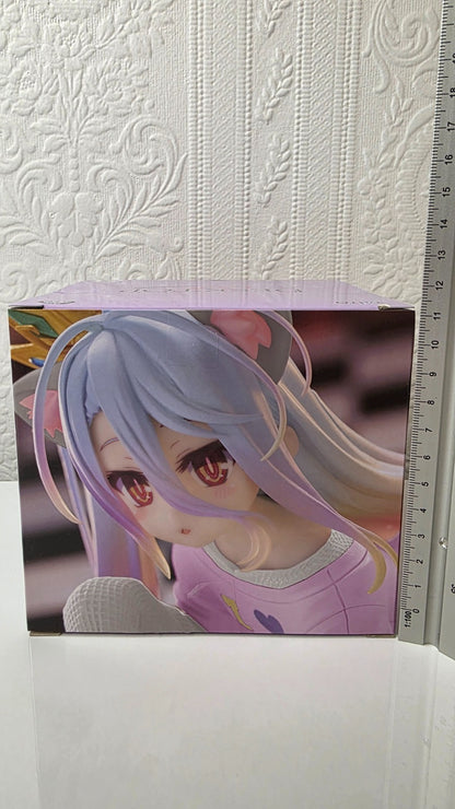 Shiro Desktop Cute Cat Ear Renewal No Game No Life Taito Anime Figure Sealed