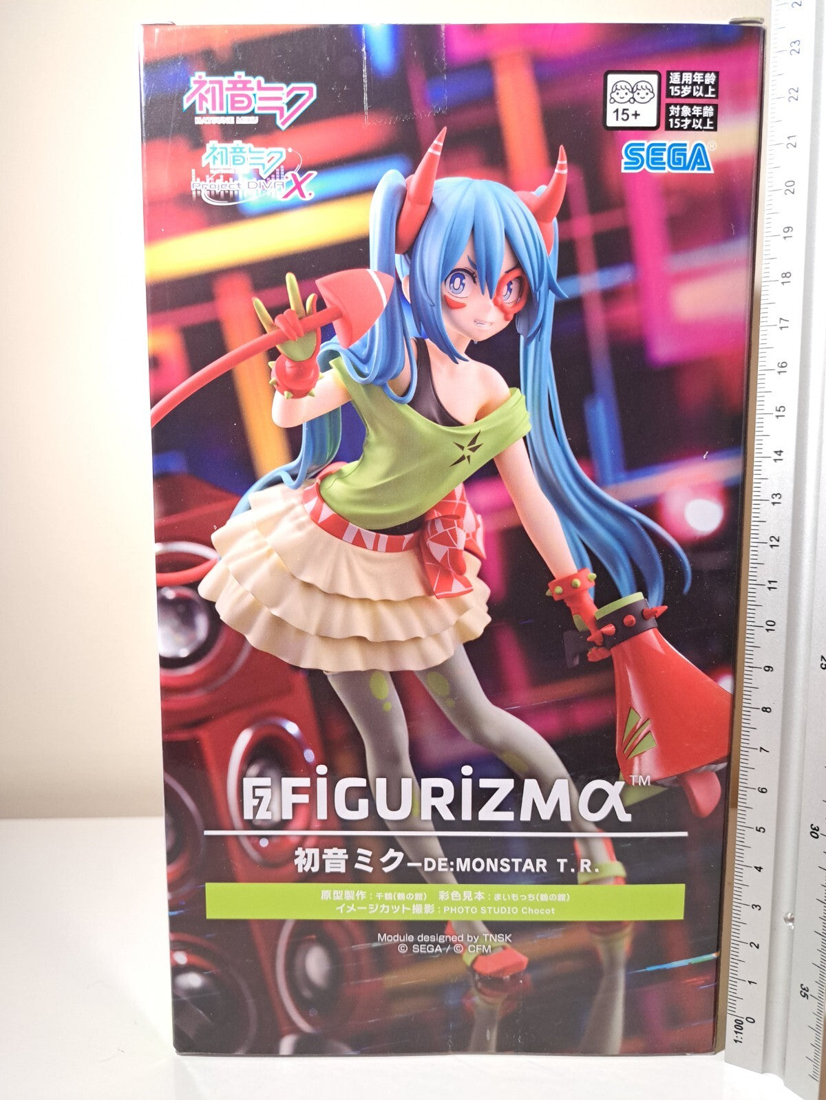 Hatsune Miku Project DIVA X FiGURiZM DE Monster T.R. Ver SEGA Vocaloid Figure