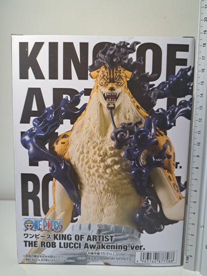 Rob Lucci King of Artist Awakening Ver One Piece Banpresto Anime Figure