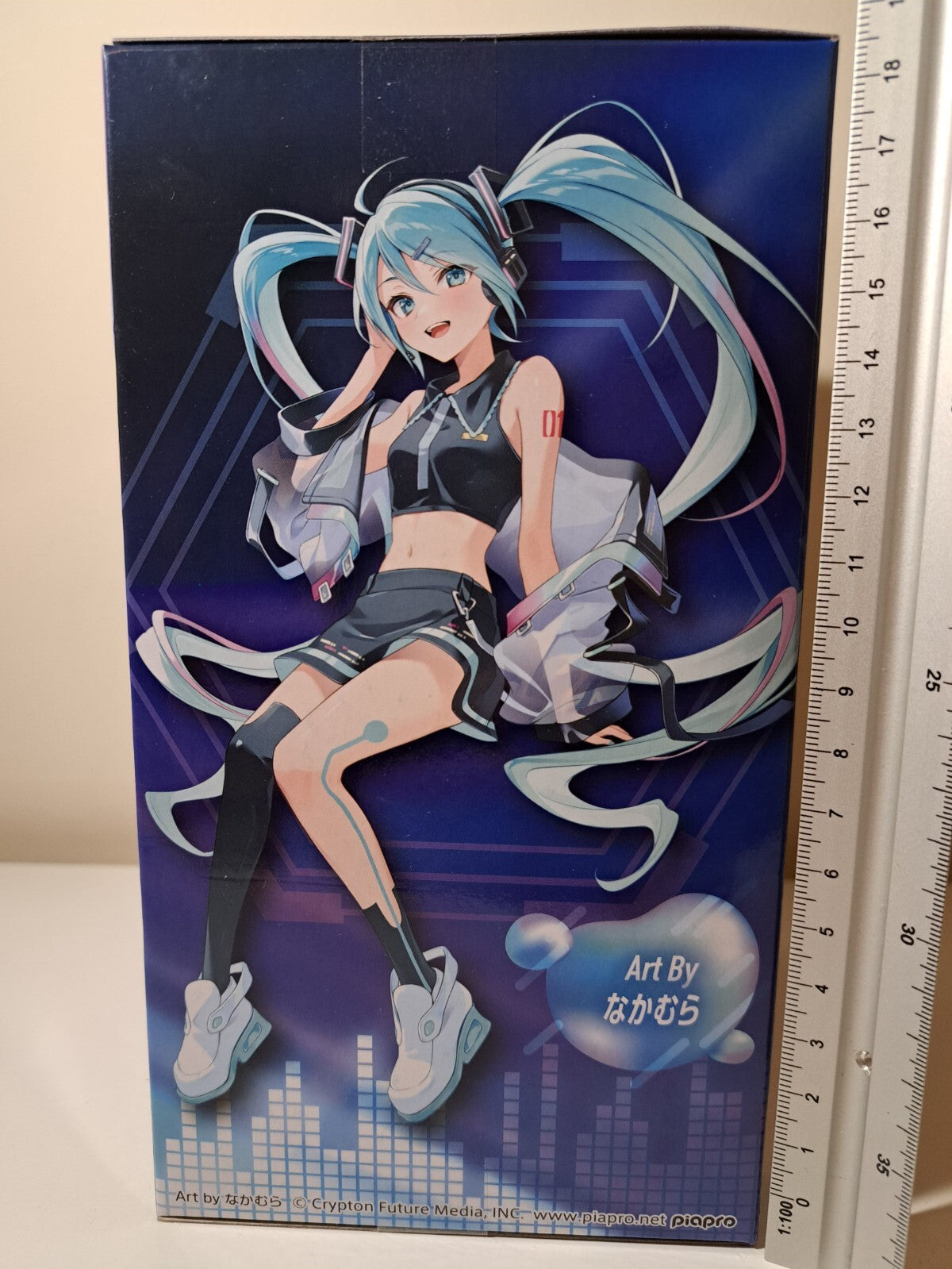 Hatsune Miku Neon Cyber FuRyu Noodle Stopper Vocaloid Figure Sealed