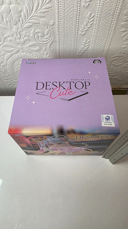 Shiro Desktop Cute Cat Ear Renewal No Game No Life Taito Anime Figure Sealed