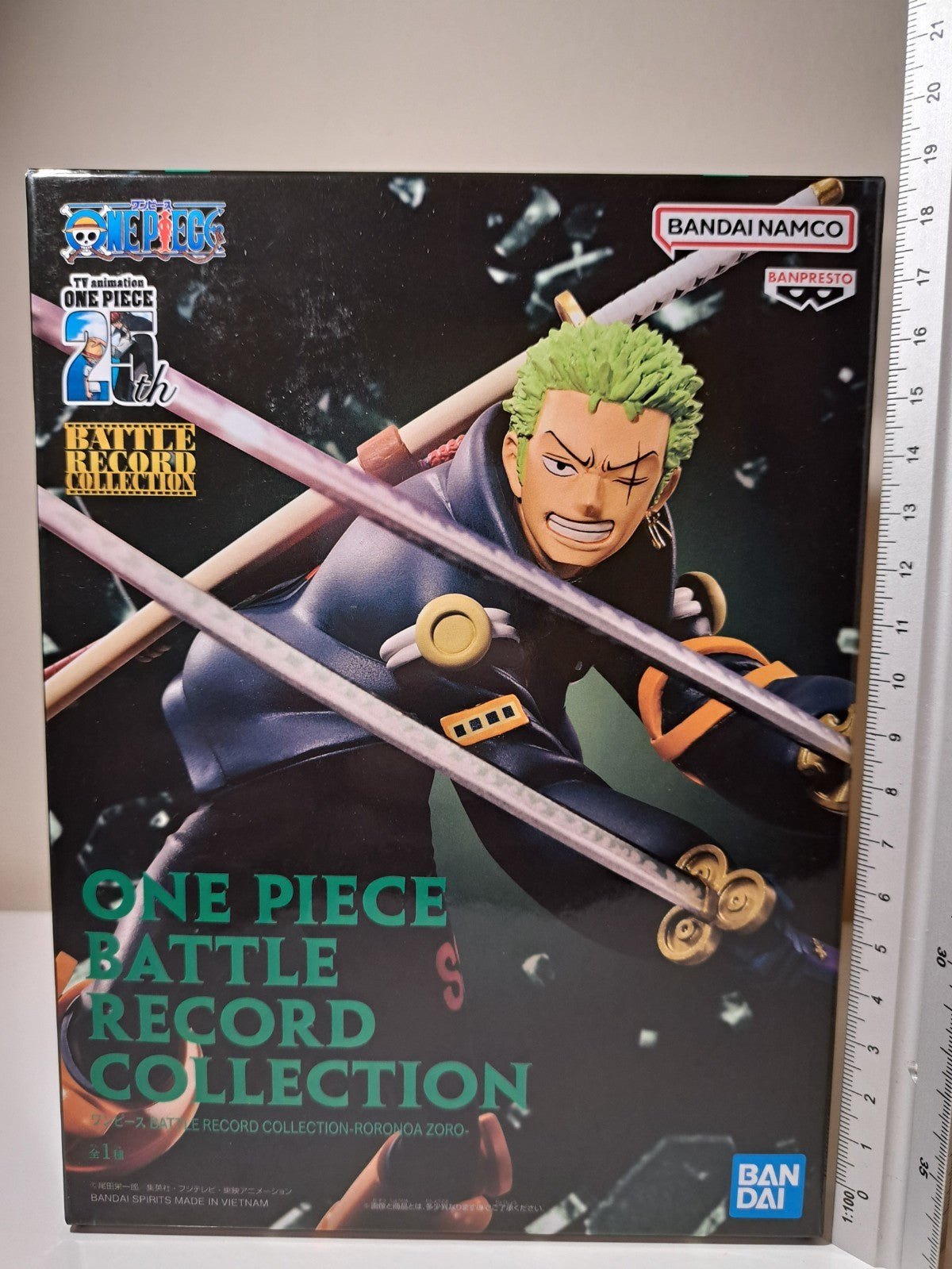 Roronoa Zoro Battle Record Collection Egg Head One Piece Banpresto Anime Figure