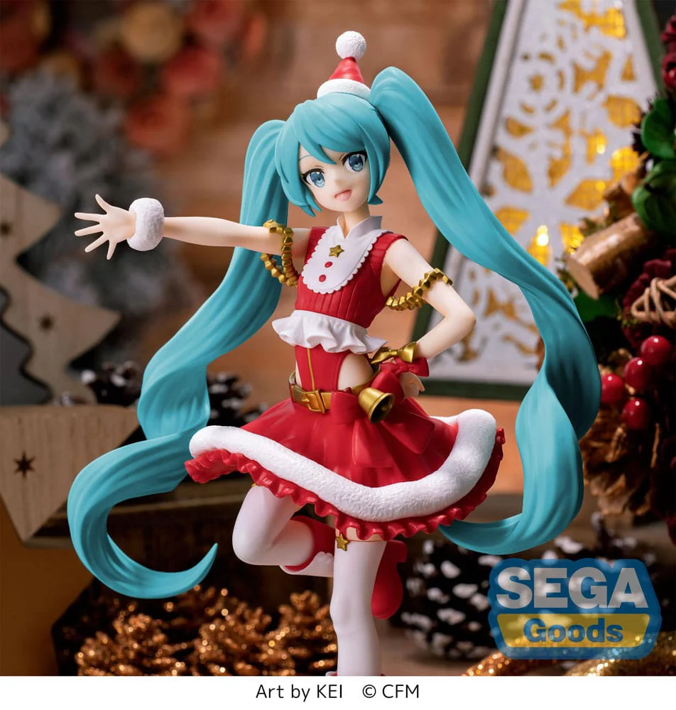 Hatsune Miku Luminasta Christmas 2023 SEGA Vocaloid Figure Sealed Chokonose