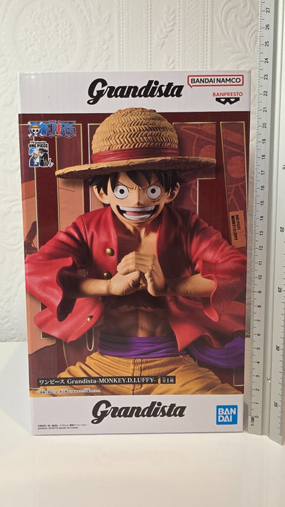 Monkey D Luffy Grandista One Piece Banpresto Anime Figure Sealed