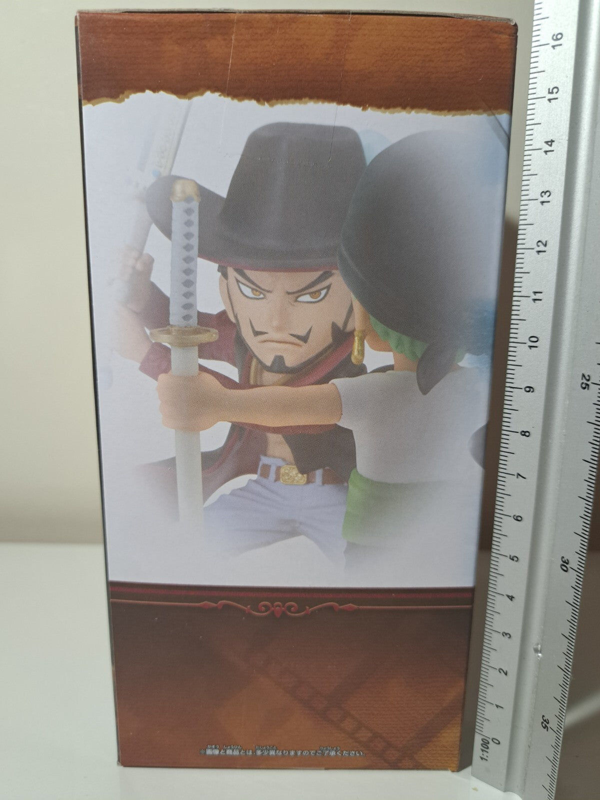 WCF Log Stories Roronoa Zoro VS Dracule Mihawk One Piece Banpresto Anime Figure