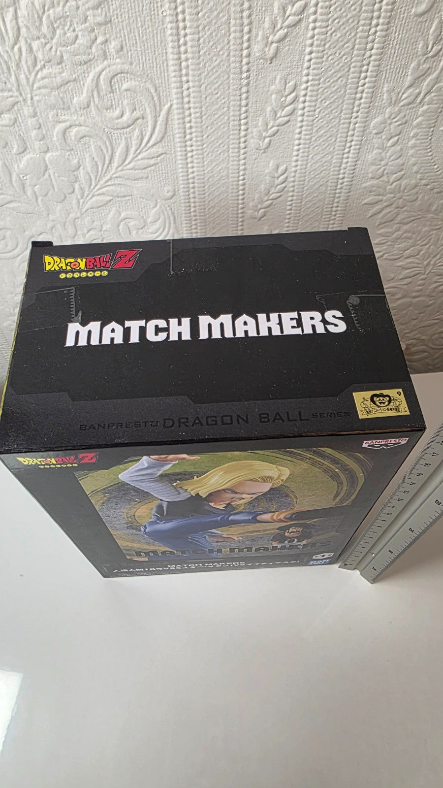 Android 18 Match Makers Dragon Ball Z Banpresto Anime Figure Sealed vs Mr Satan