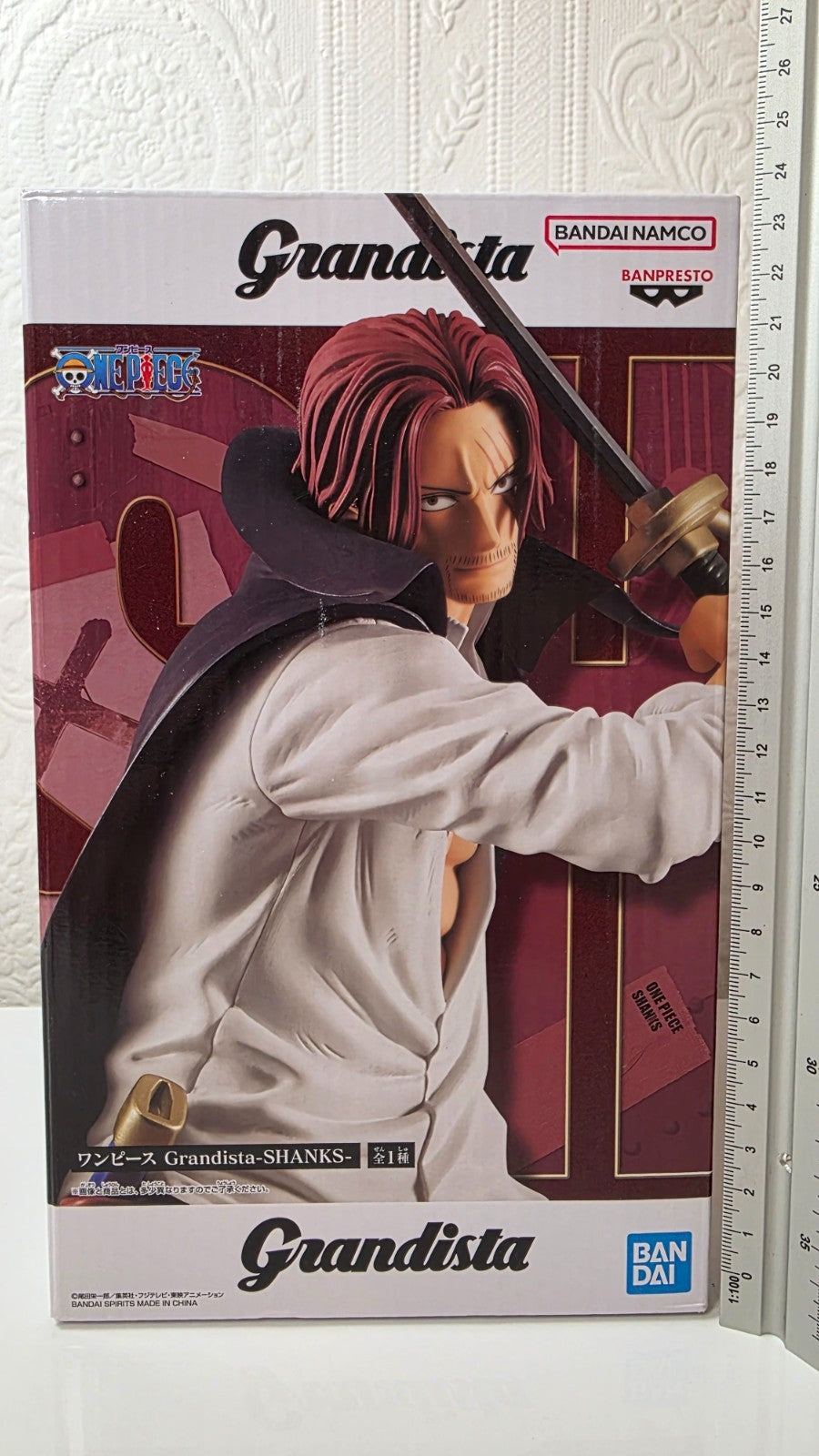 Shanks Grandista One Piece Banpresto Anime Figure 25th