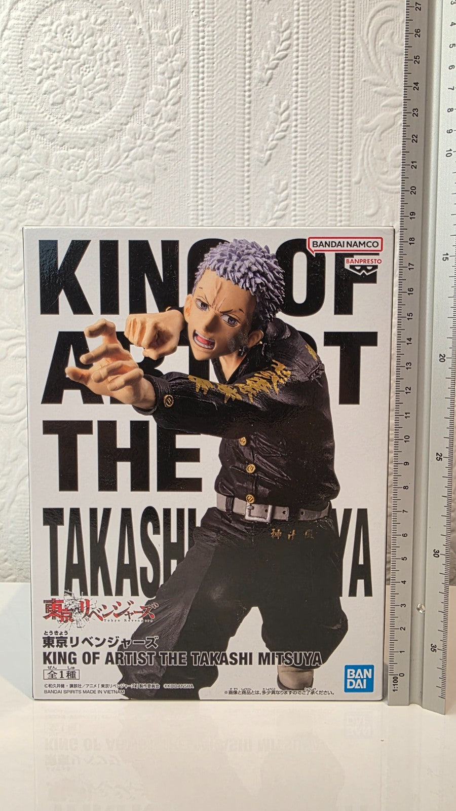 Takashi Mitsuya King of Artist Banpresto Tokyo Revengers Anime Figure Sealed