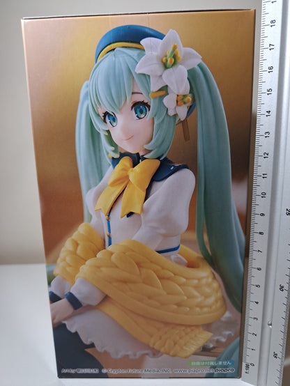 Hatsune Miku Flower Fairy Lily White FuRyu Noodle Stopper Vocaloid Figure Sealed