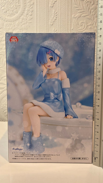 Rem Snow Princess Noodle Stopper FuRyu Re : Zero Anime Figure