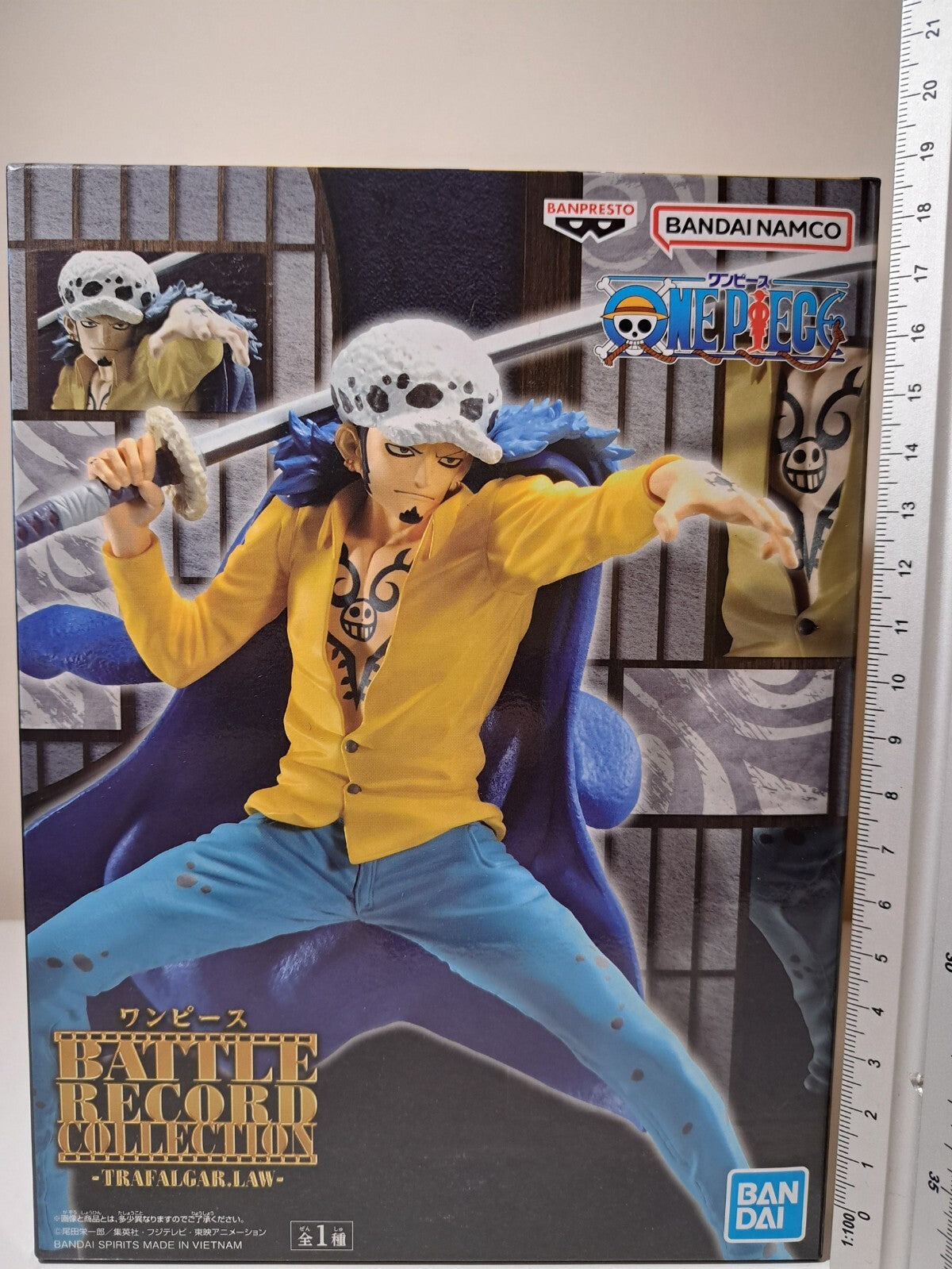 One Piece Trafalgar Law Banpresto Battle Record Collection Anime Figure Sealed