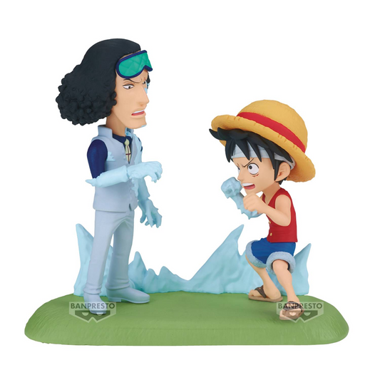 Banpresto One Piece Monkey D Luffy WCF Log Stories Luffy & Kuzan Figure
