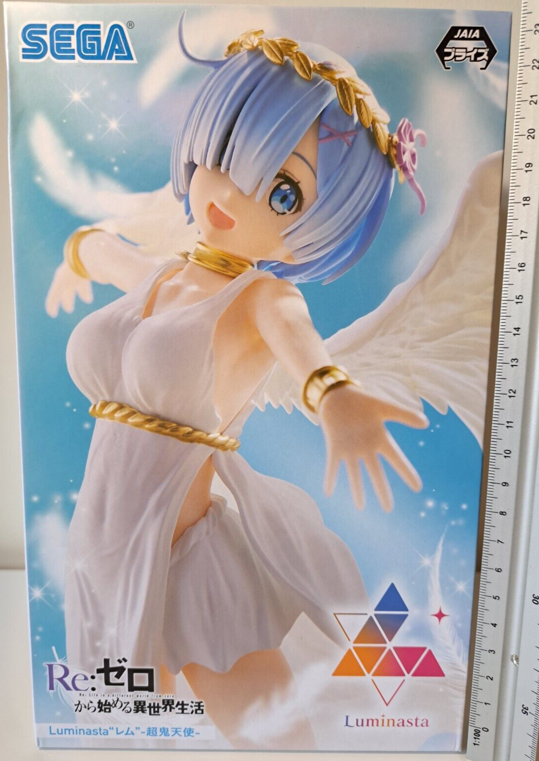 Rem Luminasta  SEGA Seraph Super Demon Angel Re : Zero Anime Figure Sealed