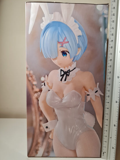 Rem BiCute Bunnies White Pearl Ver Re : Zero FuRyu Anime Figure Original Sealed