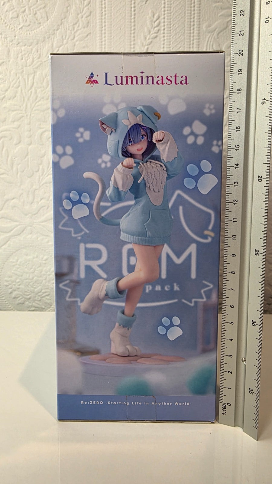 Rem Fluffy Pack Luminasta SEGA Re : Zero Anime Figure Sealed Original