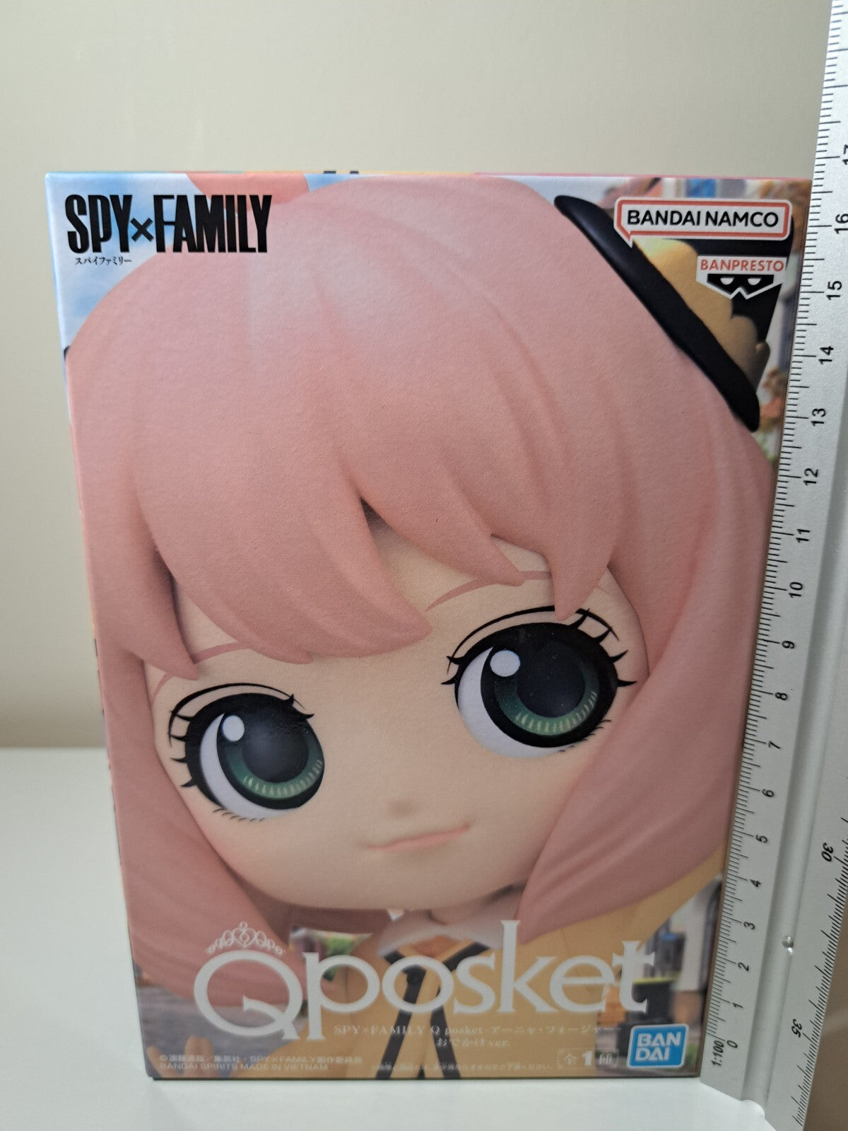 Anya Forger Q Posket Odekake Ver Banpresto SPY x FAMILY Anime Figure