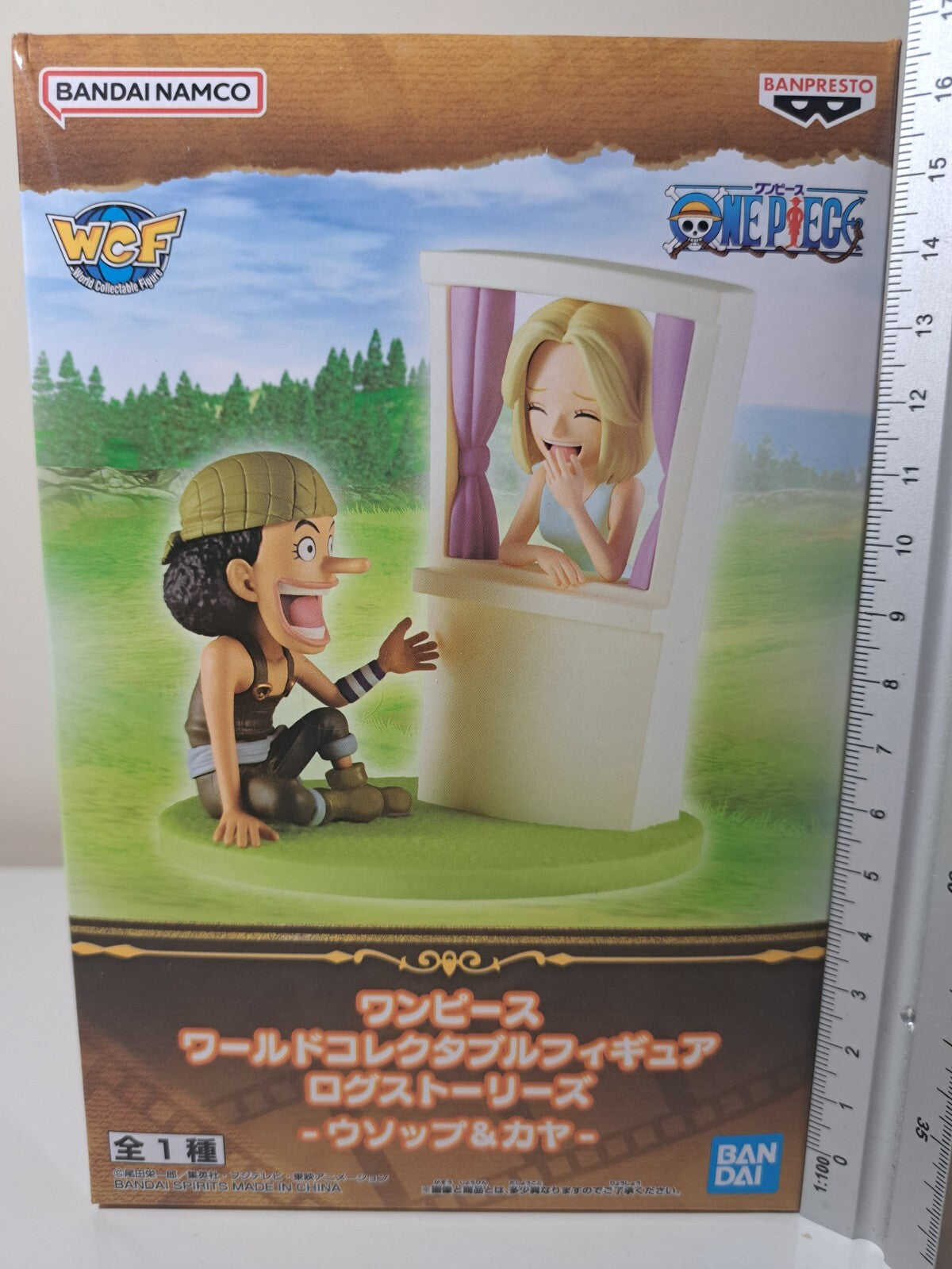 One Piece WCF Log Stories Usopp & Kaya Banpresto Anime Figure Sealed