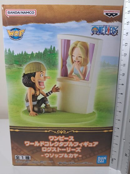 One Piece WCF Log Stories Usopp & Kaya Banpresto Anime Figure Sealed