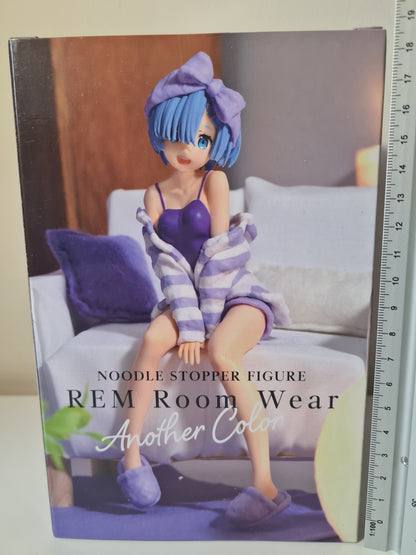 Rem Room Wear Purple Ver Noodle Stopper FuRyu Re : Zero Anime Figure