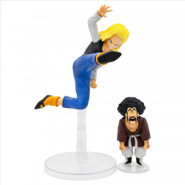 Android 18 Match Makers Dragon Ball Z Banpresto Anime Figure Sealed vs Mr Satan