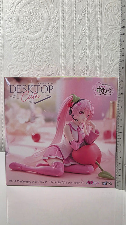 Sakura Miku Desktop Cute Cherry Cushion Taito Vocaloid Figure Hatsune Miku
